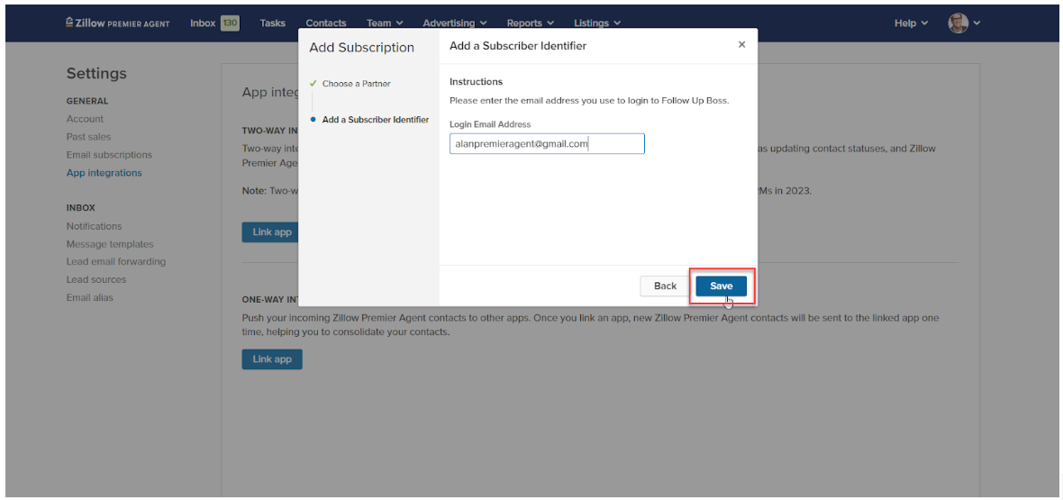 Zillow One Way Sync Overview Follow Up Boss Help Center