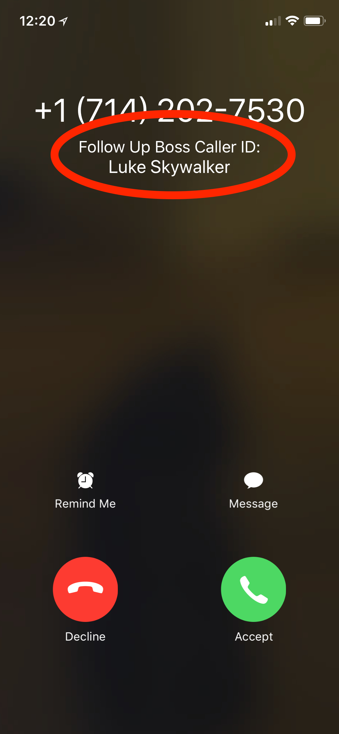 iPhone: Caller ID – Follow Up Boss - Help Center