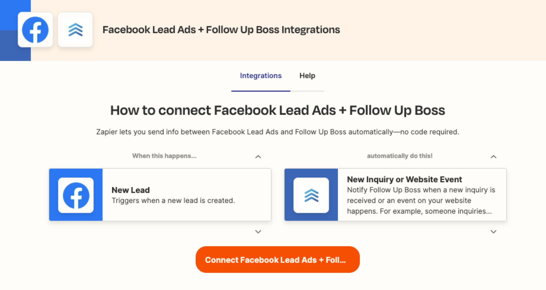 How to get started with Facebook Lead Ads (for Business Admins) on Zapier –  Zapier